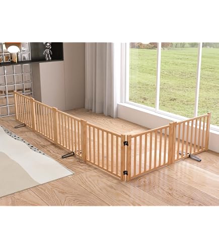 Amazon | 日本製 「木製ワンタッチ ペットサークル」 大型犬 中型犬