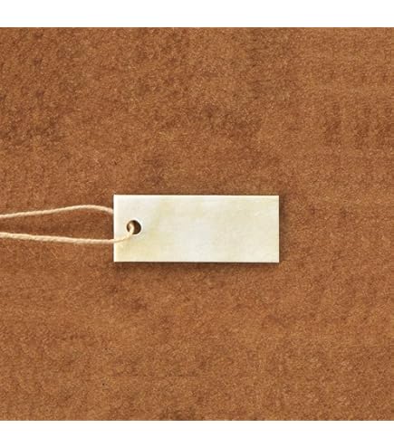 Amazon | だいし屋 日本製 値札タグ S 22×9mm 下げ札 糸付きタグ