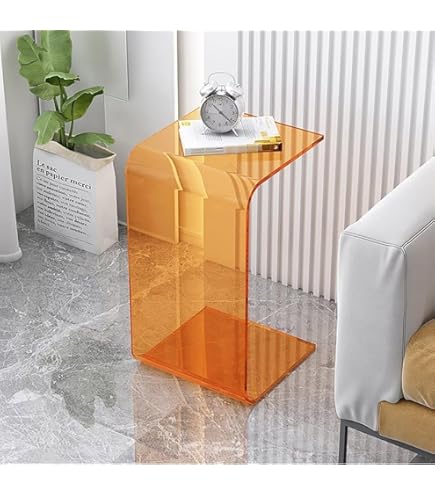 アクリル サイドテーブル Amazon｜アクリルサイドテーブル、寝室用透明コーナーテーブル、2段