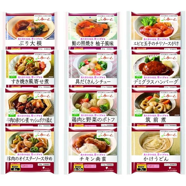 Amazon | 【冷凍介護食】摂食回復支援食 あいーと 人気セット（5点