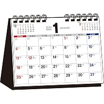 Amazon.co.jp: 【T6】 2026年 シンプル卓上カレンダー［B6ヨコ］ (永岡