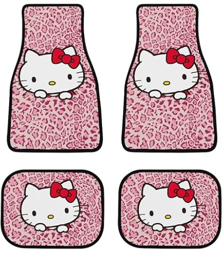 Amazon | 車用フロアマット ハローキティ カーマット 4枚セット 車用