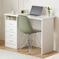 Amazon | モダンデコ デスク デンマーク家具 チェスト付き