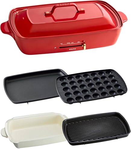 Amazon.co.jp: BRUNO ブルーノ コンパクトホットプレート 本体