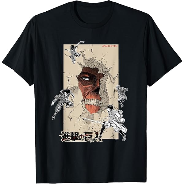 【新品】SiMグッズ Tシャツ L/The TiTANS 進撃の巨人コラボ限定 進撃の巨人』とユニクロのグラフィックTシャツブランド「UT」が