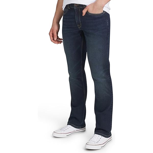 ダークブルー ストレートフィット デニム　32インチ ストレートフィットデニム / earth music&ecology | ファッション通販