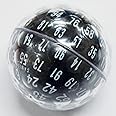 GAMESCIENCE 100面ダイス D100 ZOCCHIHEDRON サイコロ (黒 (BLACK))