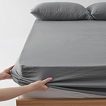 Amazon｜クモリ(Kumori) ボックスシーツ セミダブル 120X200cm 