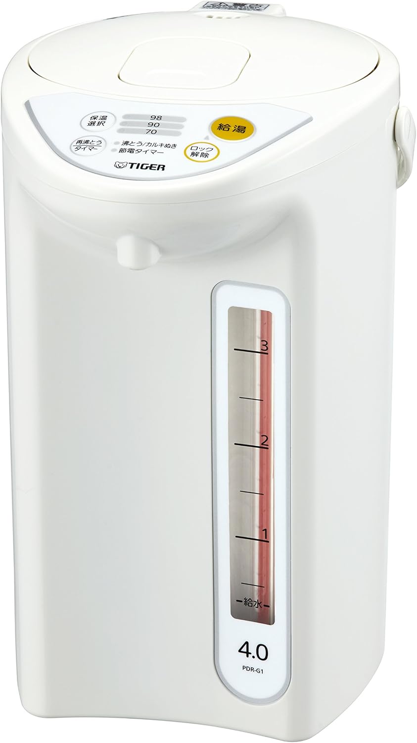タイガー 魔法瓶 マイコン 電気 ポット 4L ホワイト PDR-G401-W Tiger