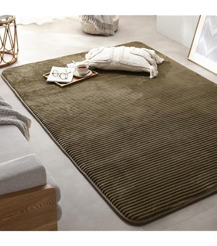 Amazon | IKEA LANGSTED ラグ ローパイル 170x240cm ライトブラウン