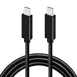 Type C to Type C USB 3.2 ケーブル 3m LpoieJun【20Gbps転送 /100W急速充電/ 4K@60Hz映像出力 】USB C 3.2 Gen2x2標準、E-Marker搭載、超高耐久 USB 3.2/3.1など下位互換あり ノートPC タブレット スマートフォン モニター SSD ドック ハブ対応