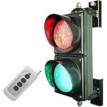 Amazon.co.jp: 2 ライトセクション 赤と緑 100mm/4 インチ LED
