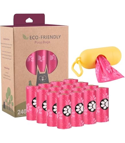 Dog Poop Bags Value Pack - 270 Count, Extra Strong 13x9 Inch Leak-Proof Waste Bags