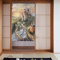 Amazon のれん 暖簾 ディズニー 遮光 部屋仕切り 目隠し 断熱防寒 リビングロングカーテン シンプル無地 柔らかい おしゃれ 四季兼用 洗濯可 リビング 暖簾 遮光 玄関 廊下 幅86cm 丈143cm のれん オンライン通販