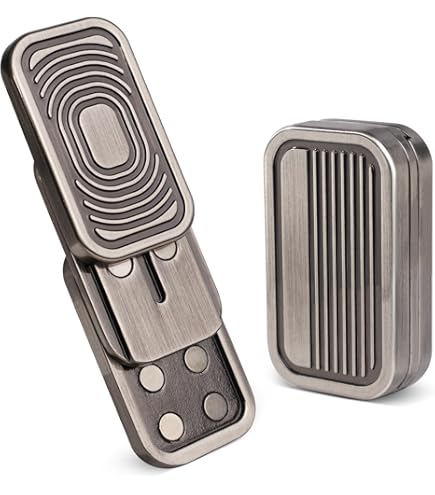 【美品】フィジェットスライダー　EDC Amazon.co.jp: 金属製 EDC フィジェット トイ - 磁気スライダー