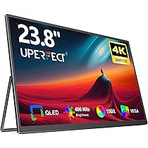 Amazon.co.jp: UPERFECT 23.8インチ 4K モバイルモニター QLED 3840