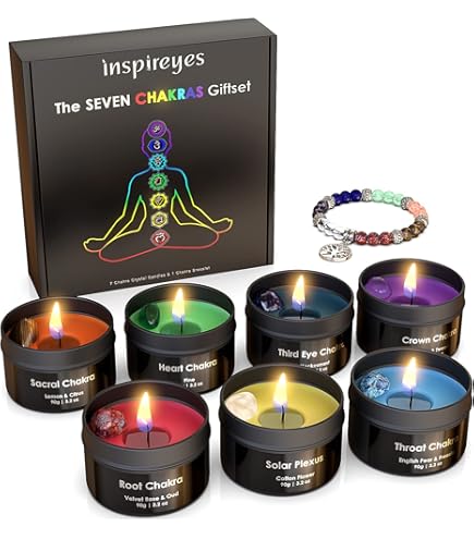 Amazon.co.jp: チャクラキャンドルボックスセット : ホーム＆キッチン