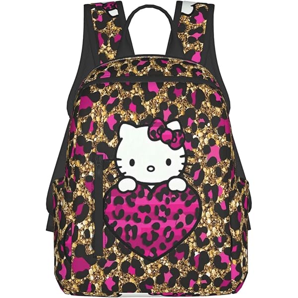 Amazon.co.jp: [COOLEAD] ハローキティ ヒョウ柄 リュックサック