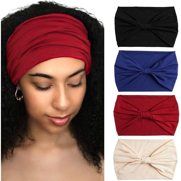 Amazon.co.jp: Carede ワイドアフリカンヘッドバンド レディース