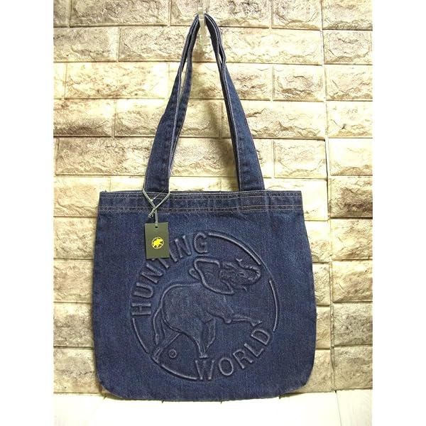 Amazon | [ハンティングワールド] トートバッグ 5025 DENIM コットン