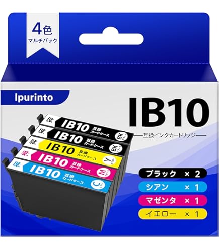 Amazon.co.jp: 【pomme】 IB10CL4A ＋ IB10KA×2 染料 お得な6本セット