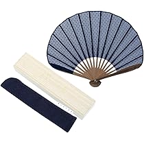 Amazon.co.jp: [西川庄六商店] ヴェール素材のふわり扇子 桐