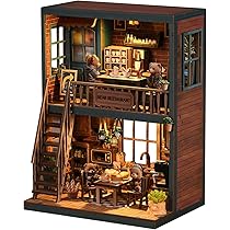 音楽の工房 ブックヌック ドールハウス 完成品 Amazon | Fsolis- DIY ブックヌック キット-ドールハウス キット