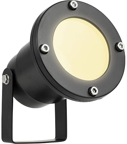 thumbnail image 2 of HPM The Lilo 12V LED Garden Light Spotlight 5W Warm White 3000K IP55 Black 2 of 6