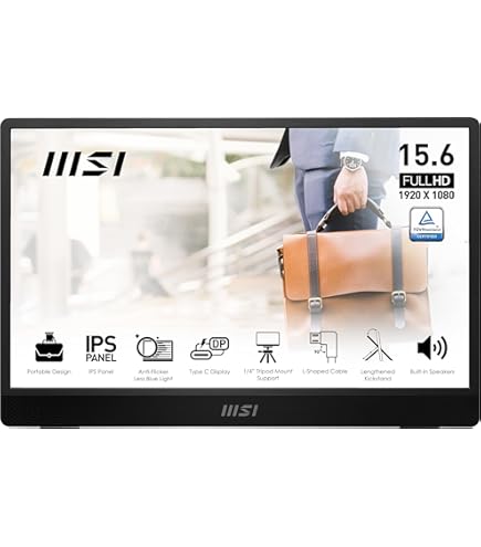 Amazon.co.jp: MSI PRO MP161 モバイルモニター IPSパネル フルHD/15.6