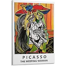 Amazon.co.jp: ピカソ (泣く女) 絵画ポスター ホーム装飾 アート