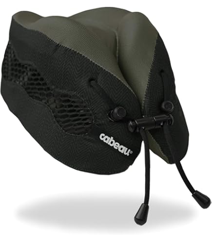 Cabeau Cool 2.0 Deluxe Travel Pillow, Black : Amazon.com.au