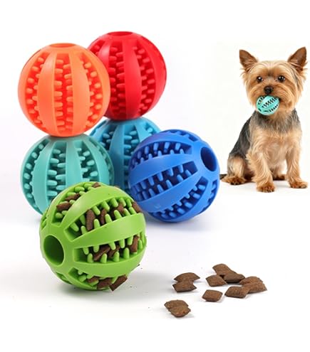 Amazon | ふく福 り ラバー製 ット犬用噛む 餌入れ おやつボール 犬用