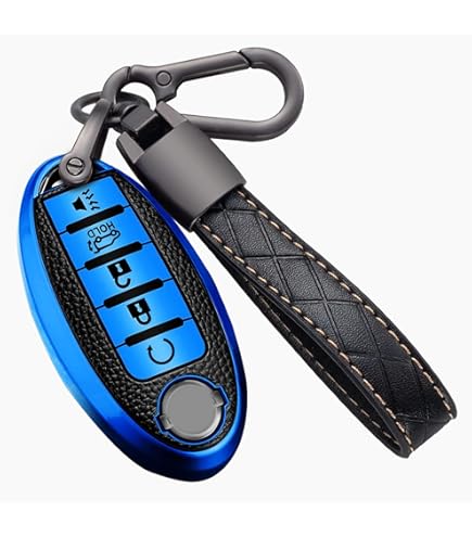 Car Key Fob Cover, Soft Full Protection Key Case Shell Compatible With Nissan X Trail Rogue Altima Quest Pathfinder Sentra Patrol Cima Fuga Armada Teana Murano Etc A Black - View #11