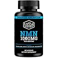 Black Forest NMN Supplements 1000mg (Nicotinamide Mononucleotide) 99% Pure, Stabilized Form, BioPerine® for Enhanced Bioavail