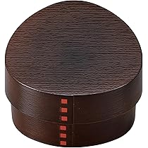 Amazon｜たつみや 曲げわっぱ わっぱおにぎりケース ダーク
