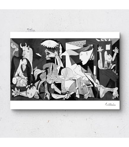 Amazon.co.jp: ゲルニカ 1937 パブロ・ピカソ作 18x8 美術館アート