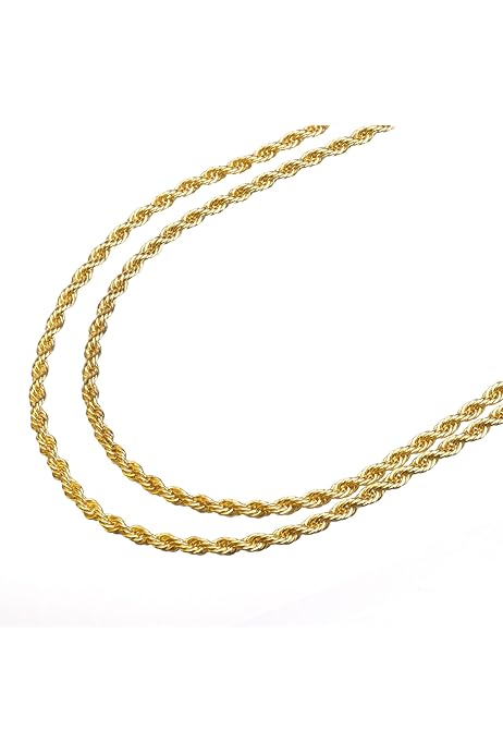 9k gold rope chain