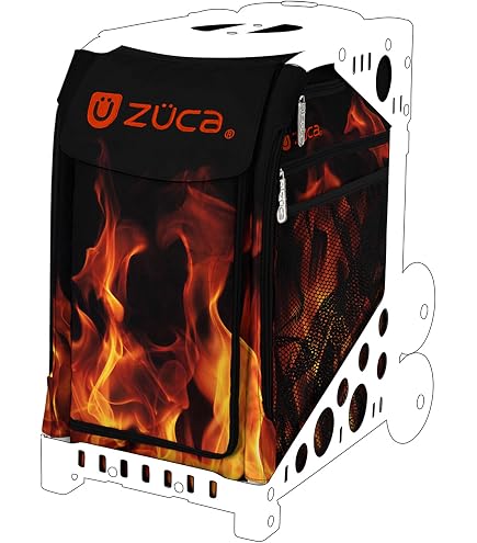 züca キャリーカート 炎デザイン Amazon.co.jp: ZUCA「チリブラックインサートバッグスポーツローリング