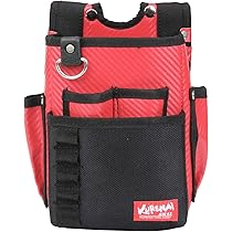 Amazon | SK11 紅 腰袋2段 回転式安全コード取り付け金具付 SKC2