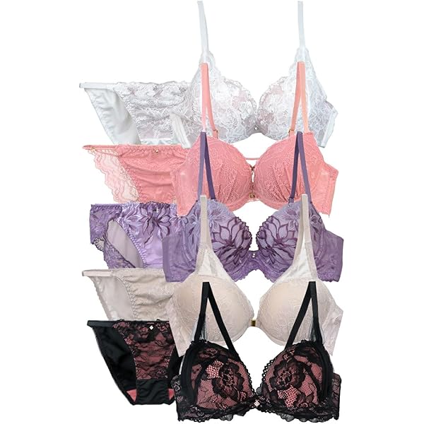 Amazon | [ディアコロン] 下着 女性 セット ブラジャー ショーツ