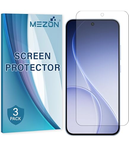 Effcotuo Beschermfolie Voor Oppo Reno 15 F/15 FS 5G – 9H Gehard Glas – 0,25 Mm Dun – Antifingerprint – Eenvoudige Installatie – Krasbestendig