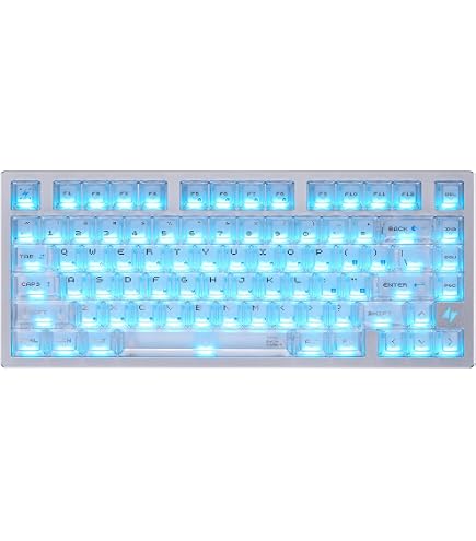 Amazon | ATK RS7 V2 75%有線ホール効果ゲーミングキーボード