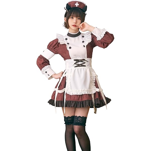 Malymoon 天使界隈 スタンドカラーナース コスプレ ハロウィン Amazon.co.jp: [Malymoon] コスプレ 天使界隈 天使 ナース 看護