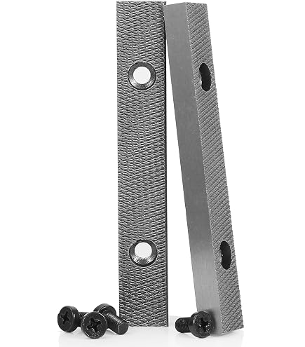 IRWIN T8D Replacement Jaw Plates & Screws For #8 Mechanic's Vise – Hardened Steel, Machined Fit