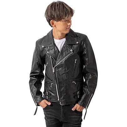 専用　48 フリーダム 水牛革 バッファロー ダブル ライダース ロンジャン 専用 48 フリーダム 水牛革 バッファロー ダブル ライダース