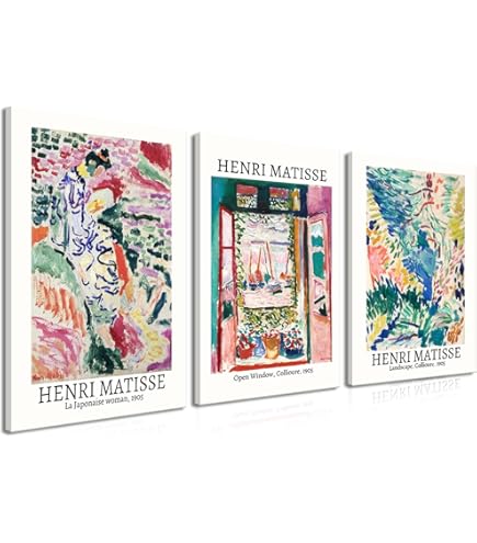 Amazon.co.jp: アンリマティス美術展ポスター、マティス紙のカットと