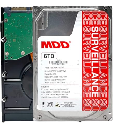 Amazon | MDD (MDD12TSATA25672DVR) 12TB 7200RPM 256MB キャッシュ