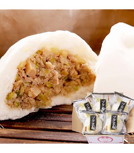 Amazon.co.jp: 江戸清 超ジャンボブタまん（白）横浜中華街 冷凍