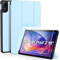 Xiaomi Redmi Pad 2 Pro ガラスフィルム付 ケース付 Amazon.co.jp: [Redmi Pad 2 ケース ガラスフィルム セット]CACOE
