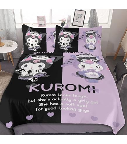 ★マイメロ　クロミ　寝具セット sanrio マイメロディ＆クロミ 布団カバー3点セット（シングル